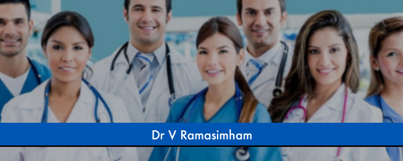 Dr V Ramasimham 